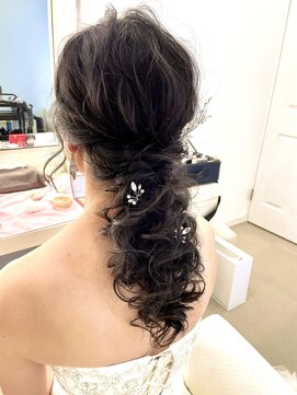 ヘアーデザイン シーベル(HAIR DESIGN SEA BELLE) ヘアセットおすすめ！褒められる♪ウエディング編み下ろし