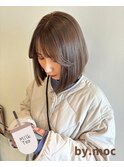 大人気切りっぱなしボブ