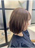 ヤワラカ切りっぱなしボブ