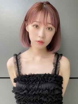 トルネード(TORNADO) 韓国ボブ くびれボブ タッセルカット 顎下ボブ 表参道 A0906