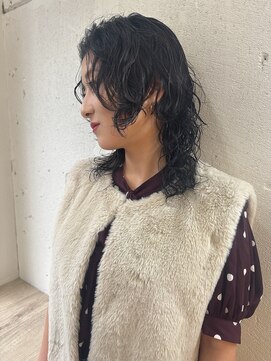 ヘアーワークス ヘルム 渋谷店(HAIR WORKS HELM) 【HELM渋谷】ウルフパーマ