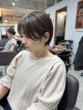 シールドヘアー 沖縄 新都心(C'LD Hair) ショートボブ/カット/ショートカット/小顔カット/ショート