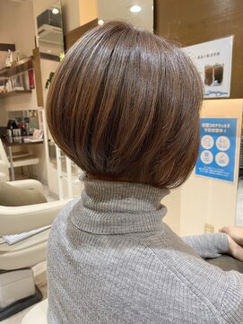 ジール プラス 西明石駅前店(zeal plus) 髪質改善超高濃度水素カラー☆前下がりボブ