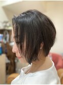 骨格補正ドライカットの美シルエットボブ
