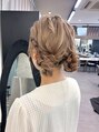 ヘアーザラブズラフズ オーガニカ 北九州(HAIR THE LOVES LAUGHS ORGANICA) 大人ツインお団子