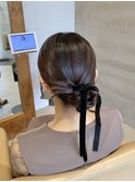 カチモリ　ヘアセット　お呼ばれセット