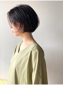 軽めボブ/収まるボブ/ショート/ハイライト/白髪染め/ショート