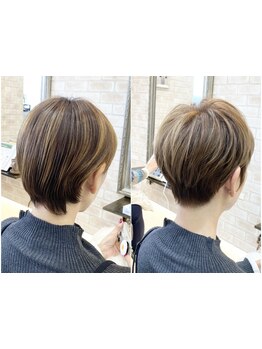 360℃どこからみてもキレイなカットで小顔魅せ♪再現性の高いカット技術は朝起きた時からキマるのが嬉しい!