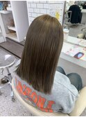 ツヤ髪髪質改善30代40代50代オリーブベージュブリーチなし