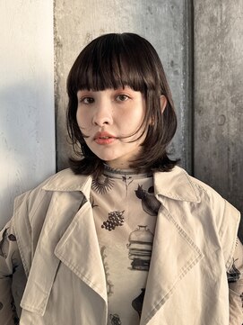 ノラジャーニー(NORA Journey) レイヤーボブハッシュカット顔周りレイヤーウルフカット姫カット