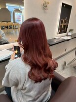 パーミルヘアーピピ(permille hair pipi) レッド×うる艶