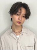 フェザーショート韓国マッシュ髪質改善メンズ縮毛矯正/三鷹