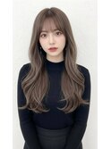暗めカラー/韓国風/レイヤーカット/髪質改善/縮毛矯正/淵野辺
