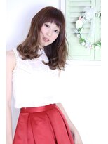 フロール(florun)&nbsp;【セミロング】短めバングのショコラミント