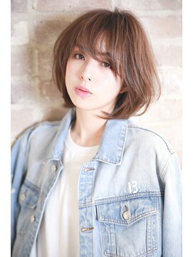 クロワ(croix) 【croix】フェミニンマッシュフェアリー×切りっぱなしボブ