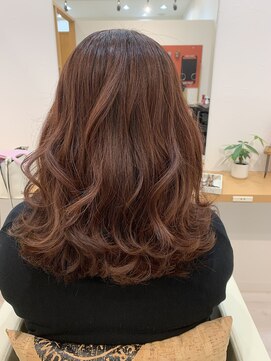 エレメント(element) 白髪も対応！透明感カラー☆アッシュピンク☆