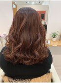 白髪も対応!透明感カラー☆アッシュピンク☆