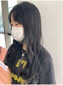 顔周りウルフレイヤー × ブルーアッシュ