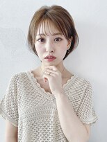 アイティー バイ アルバム 浦和店(IT by ALBUM)&nbsp;耳掛けショート_クールショートピンクベージュボブルフ_8031