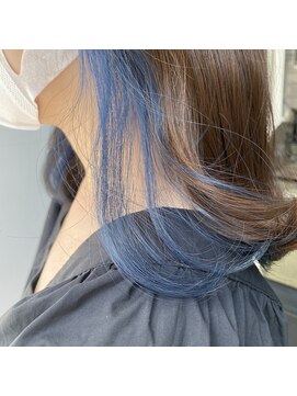 ヘアスタジオ アルス 御池店(hair Studio A.R.S) さりげなくお洒落！#くすみブルーインナーカラー
