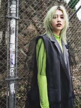 ペレ 渋谷(PELE) R1_ウルフ×ミントグリーン