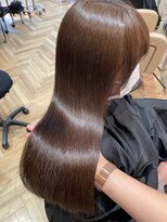 ロンド フィーユ(Lond fille)&nbsp;momo 髪質改善カラー×オリーブベージュ