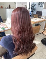 ビオラバイフーガ 綱島(Viola by FUGA)&nbsp;ベビーピンクゆるふわパーマスタイル