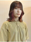 フェイスフレーミング×ぱっつん前髪×くびレイヤー