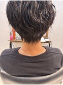 ダウンパーマ　襟足
