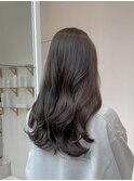 レイヤー/グレージュ/ロング/ブリーチなし/外巻き/艶髪/髪質改善