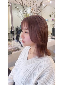 アオ 甲府本店(AO) AO hair ピンクベージュ