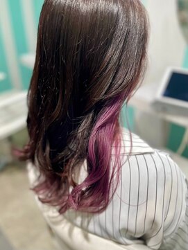 マティーナ ヘアー 池袋(Matina hair) 【インナーカラーパープル】20代30代40代50代