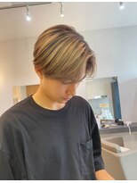 メンズバイココテラス 豊中(men's by cocoterace) カット/ハイトーン／ブリーチ／デザインカラー/バレイヤージュ