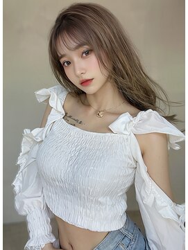 オリジンズヘアーセカンド 守谷店(Origins hair 2nd) ベージュ系カラー×BYKARTE TR