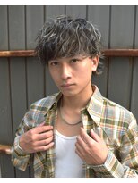 フリーク バーバーショップ 都島店(FREAK BARBER SHOP)&nbsp;マッシュウルフ ニュアンス ソフトツイスト ハイライト シャドー