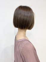 モリオ フロム ロンドン 成増店&nbsp;【morio成増/一戸】大人かわいいミニボブ グレージュカラー