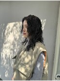 外国人風パーマ＋ロング