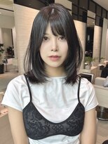 ステア ケース(stair case)&nbsp;韓国レイヤーカット顔まわり前髪小顔カットカラートリートメント