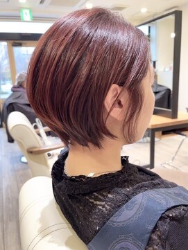 アイ(I.) 【 Ｉ. 】30代からのナチュラル前下がりショートボブ　川口