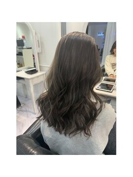 ランソ(RUNSO) メルティカラー/フェミニンロング//ブルーブラック