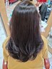 似合わせカット+白髪染め+アロマシャンプー+髪質改善水素TR　￥22000→￥17600