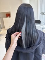 ハイブ 金沢(Hive)&nbsp;インナーカラーグレージュホワイトグレーデザインカラーツートン