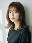 イメチェン/美髪/外ハネボブ/ワイドバング/髪質改善/縮毛矯正