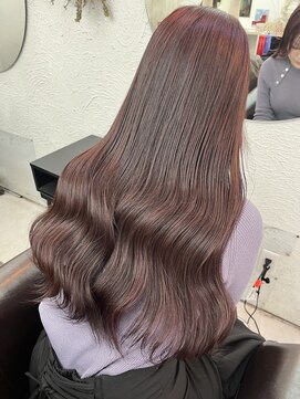 ラビス(Lovis) 黒髪カタログ/オリーブグレー/小顔ヘア/ココアベージュ