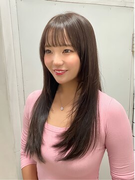 ハーフアンドハーフ(HALF and HALF) レイヤーカット/ロングレイヤー/ブラウン/ヘアカラー