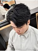 フェザーパーマ/ニュアンスパーマ/毛流れショート×