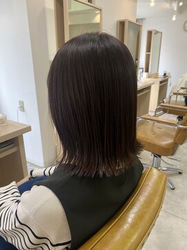 アンフレール 切りっぱなしボブ/大園芽依