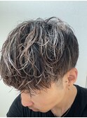 【Laf.】メンズ×ホワイトハイライトカラー
