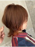 ハイライト/インナーカラー/白髪ぼかし/ハイライト/ショート