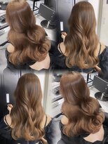 ペレ 栄店(PELE) ホワイトグレージュ/デジタルパーマ/チェリーブラウン/栄